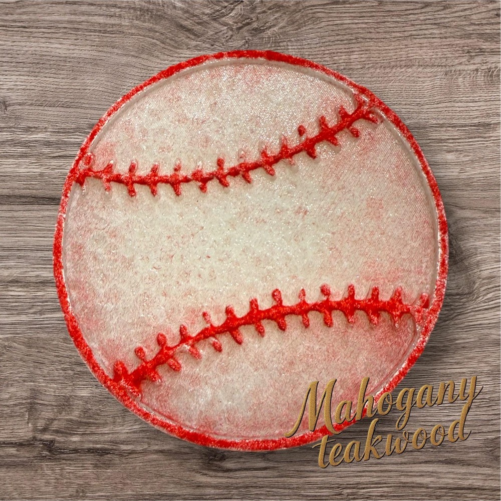 Baseball Car Freshie In‎ The Scent Mahogany Teakwood